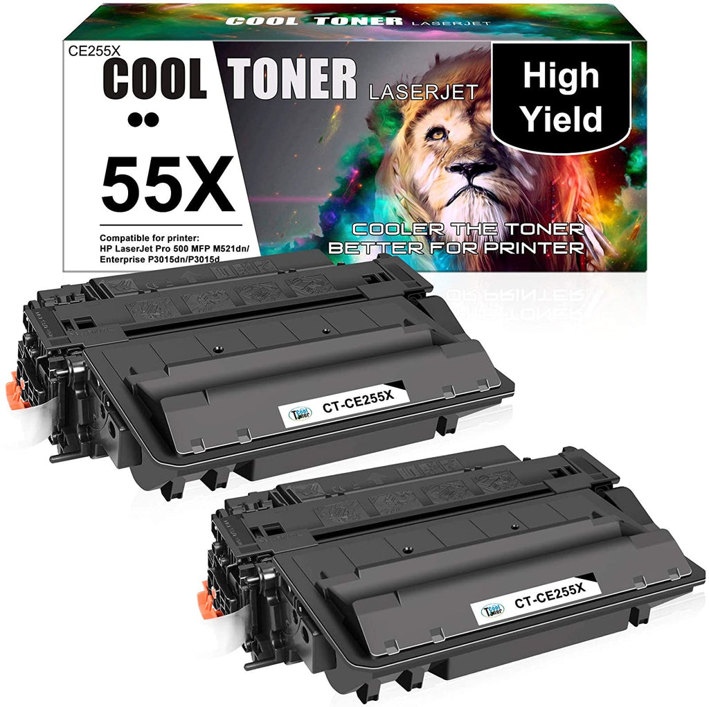 Compatible Toner Cartridge Replacement for HP 55X CE255X 55 255 X (Bla –  Cool Toner