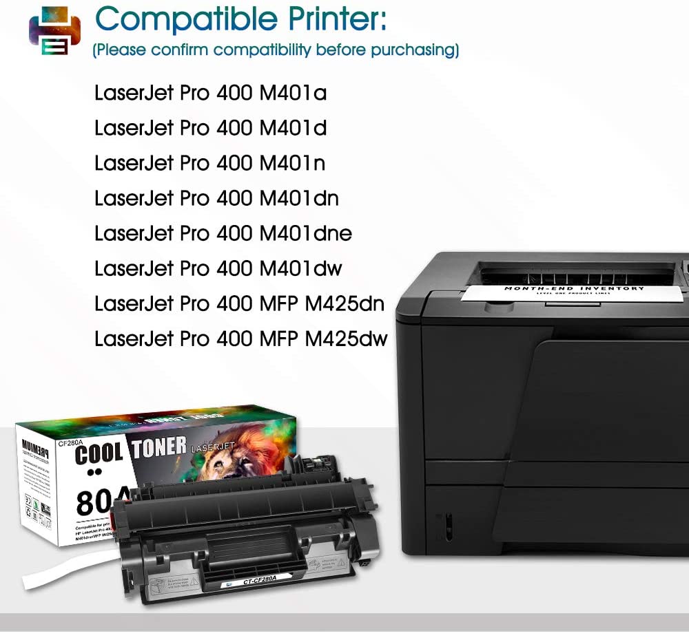 Recuento Sillón Temeridad Compatible Toner Cartridge Replacement for HP 80A CF280A (Black, 4PK) – Cool Toner Recuento Sillón Temeridad Compatible Toner Cartridge Replacement for HP 80A CF280A (Black, 4PK) – Cool Toner