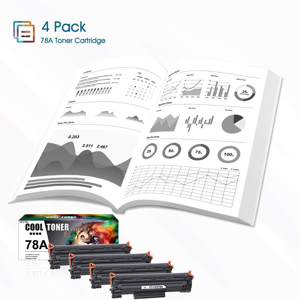 Compatible Toner Cartridge Replacement for HP 78A CE278A 78 278 A (Bla –  Cool Toner