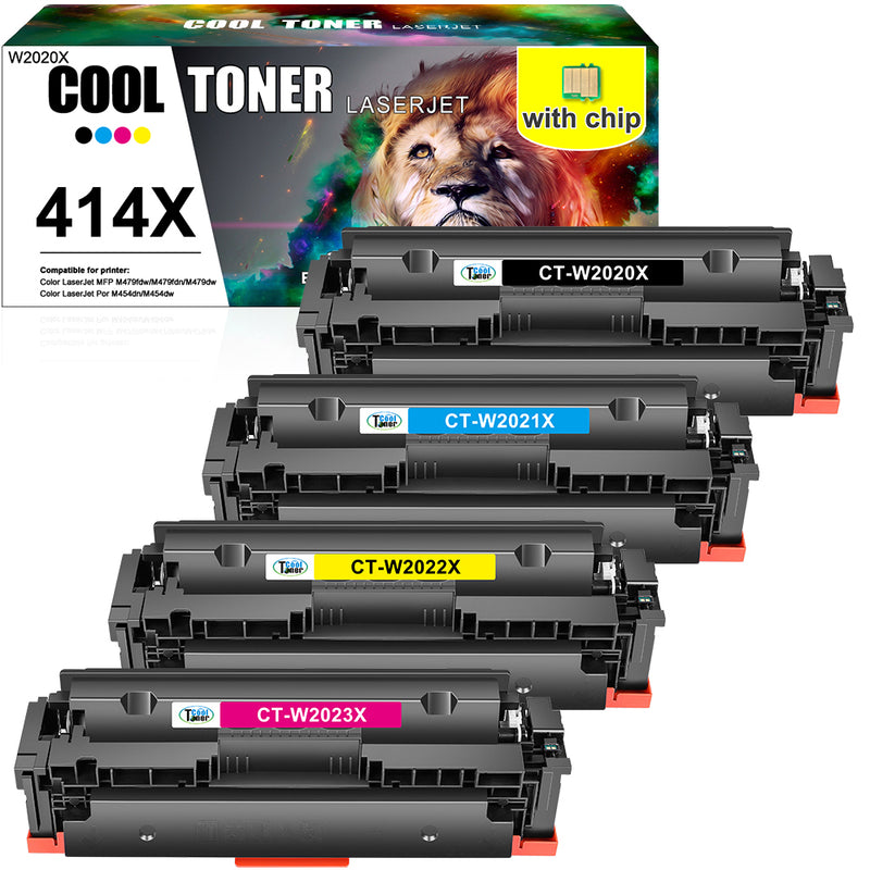 HP 414X Toner Cartridge 4pk