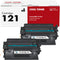 121 Black Toner Cartridge 2-Pack 121 Toner Cartridge High Yield Compatible Replacement for Canon 121 Black Toner Cartreidge CRG-121 CRG121 CRG 121 for Canon imageCLASS D1620 D1650 1620 1650 Printer