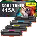 Cool Toner Kompatibel für HP 415A 415X Multipack Tonerkartusche Ersatz für Color Laserjet Pro MFP M479fdw Toner M479fnw M479fdn M454dn M454dw M479 W2030A W2031A W2032A W2033A (4er-Pack)