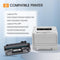 80A CF280A Toner Cartridge Black Compatible for HP 80A 80X CF280A CF280X for HP Laserjet Pro 400 M401n M401dn MFP M425dn M401dne M401dw M425dw M401 M425 Printer Toner Ink( 4-Pack)