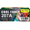 Cool Toner 207A Toner Cartridge Multipack Compatible Replacement for HP 207A 207X Color Laserjet Pro MFP M283fdw M255dw M282nw M283fdn M255nw W2210A W2211A W2212A W2213A - Black Cyan Yellow Magenta