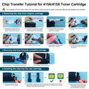 Cool Toner Compatible Toner Cartridge Replacement for HP 415X 415A 415 Color LaserJet Pro MFP M479fdw M479fdn M479fnw M479dw M479 M454dn M454dw W2030X Printer Ink (Black Cyan Yellow Magenta, 4 Pack)