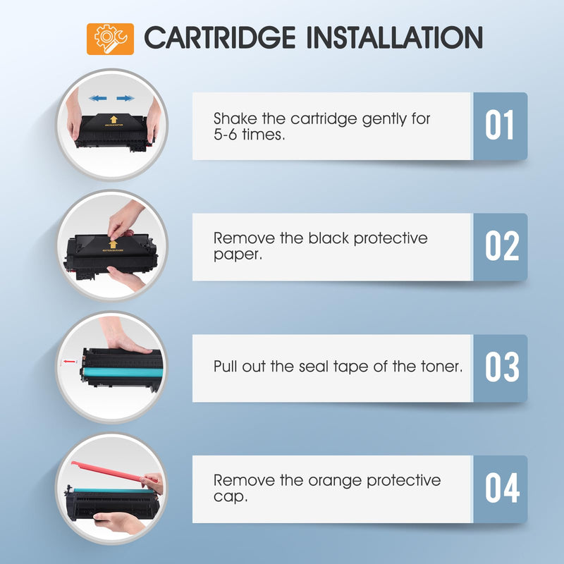 CF280A 80A Toner Cartridge Compatible for HP 80A CF280A CF280X 80X for HP Laserjet Pro 400 M401n M401dn MFP M425dn M401dne M401dw M425dw M425 M401 Printer Toner Ink(Black, 2-Pack)