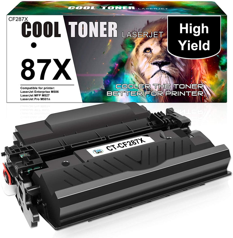 Compatible Toner Cartridge Replacement for HP 87X CF287X 87 287 X (Black, 1PK)