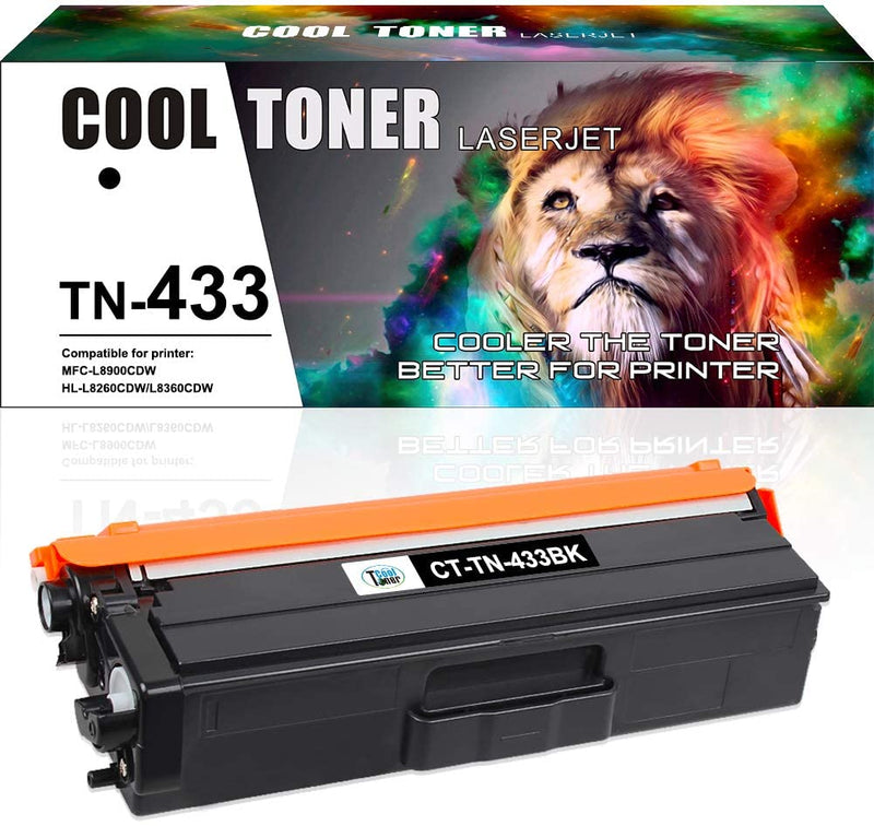 Cool Toner Compatible Toner Cartridge CT-TN433BK(Black) for Brother MFC-L8900CDW MFC-L8610CDW