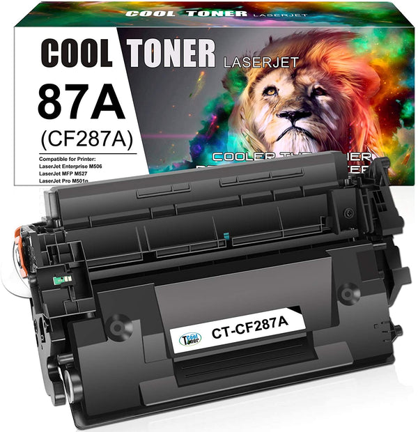 Compatible Toner Cartridge Replacement for HP 87A CF287A 87 287 A (Black, 1PK)