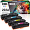 Cool Toner Compatible Toner Cartridge CT-HP202A(4 Pack) for HP LaserJet Pro M281fdw M281cdw