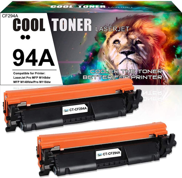 Compatible Toner Cartridge Replacement for HP 94A CF294A 94 294 A (Black, 2PK)