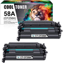 Compatible Toner Cartridge Replacement for HP 58A ( Black, 2PK)