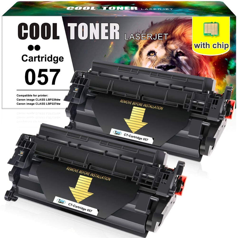 Canon Genuine Toner Cartridge 057 Black, High Capacity (3010C001), 1-Pack  imageCLASS MF449dw, MF448dw, MF445dw, LBP228dw, LBP227dw, LBP226dw Laser