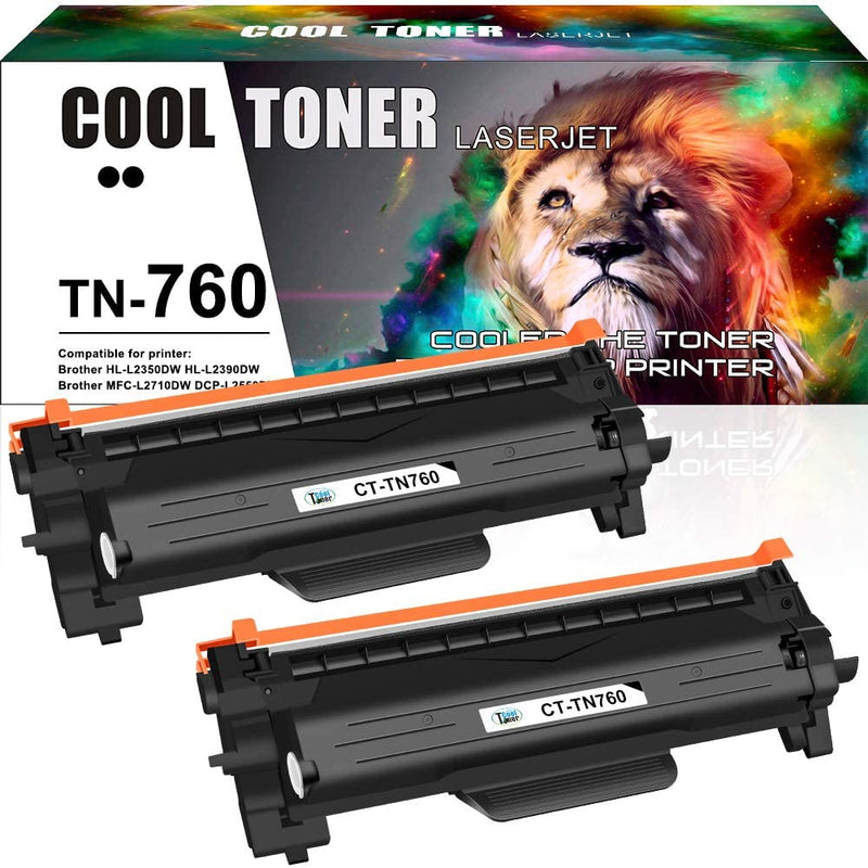 Genuine Brother TN760 TN-760 Toner Cartridge Black DCP L2550DW HL L2350DW  L2370DW L2370DW XL L2390DW – Ink Direct Corporation