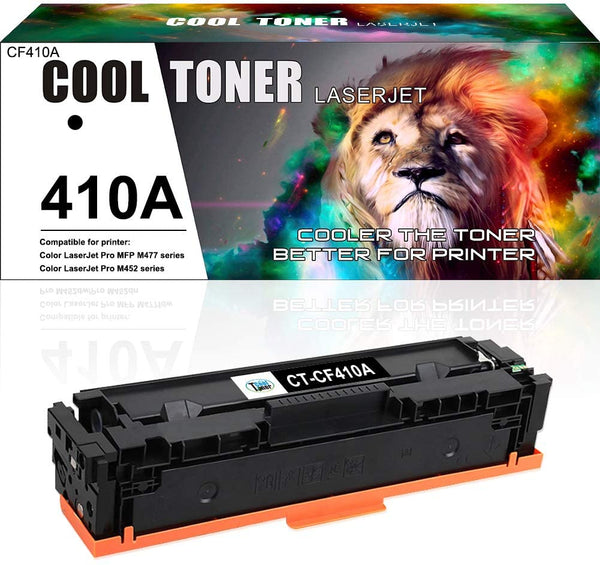 Compatible Toner Cartridge Replacement for HP 410A  CF410A 410 ( Black, 1PK)