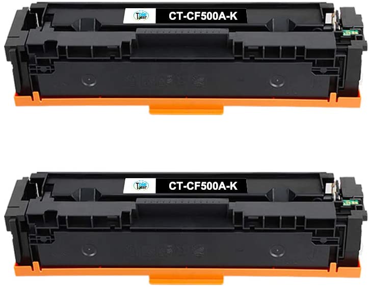 Cool Toner Compatible Toner Cartridge CT-HP202A(2 Black) for HP LaserJet Pro M281fdw M281cdw