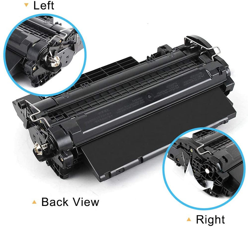 Compatible Toner Cartridge Replacement for HP 55A CE255A 55 255 A (Black, 1Pack)