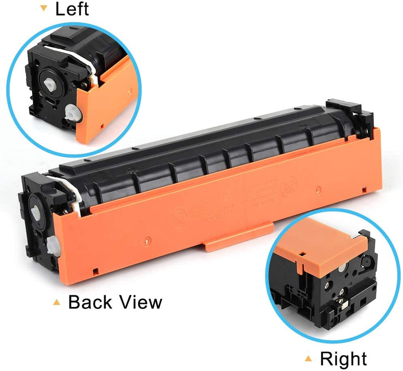 Compatible Toner Cartridge Replacement for 206A W2110A 2110 206 A (KCMY, 4PK)