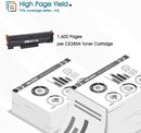 Compatible Toner Cartridge Replacement for HP 85A (Black, 4PK)