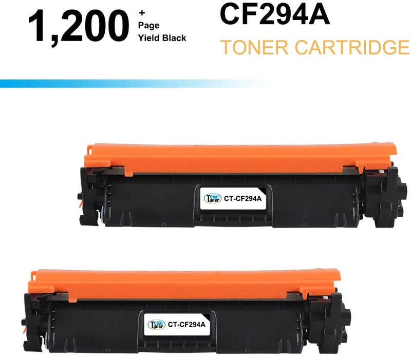 Compatible Toner Cartridge Replacement for 94A CF294A 294 94A (Black, 2PK)