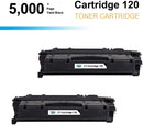 Canon 120 Compatible Toner Cartridge (Black, 2PK)