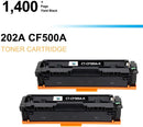 Cool Toner Compatible Toner Cartridge CT-HP202A(2 Black) for HP LaserJet Pro M281fdw M281cdw