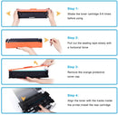 Compatible Toner Cartridge Replacement for HP CF410X 410X (Black, 1PK)