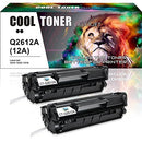 Compatible Toner Cartridge Replacement for HP Q2612A 12A (Black, 2PK)