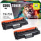 Compatible Toner Cartridge TN730 (2 Pack) for Brother HL-L2350DW L2370DW