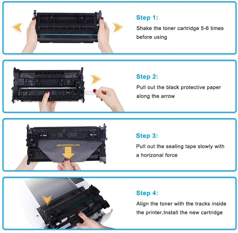 HP 48A Compatible Toner Cartridge Black 2 Pack