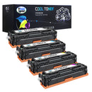 Compatible Toner Cartridge Replacement for 125A CB540A CB541A CB542A CB543A (Black, Cyan, Yellow. Magenta, 4PK)