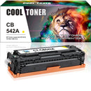 Compatible Toner Cartridge Replacement for CB542A 125A 125 (Yellow, 1PK)