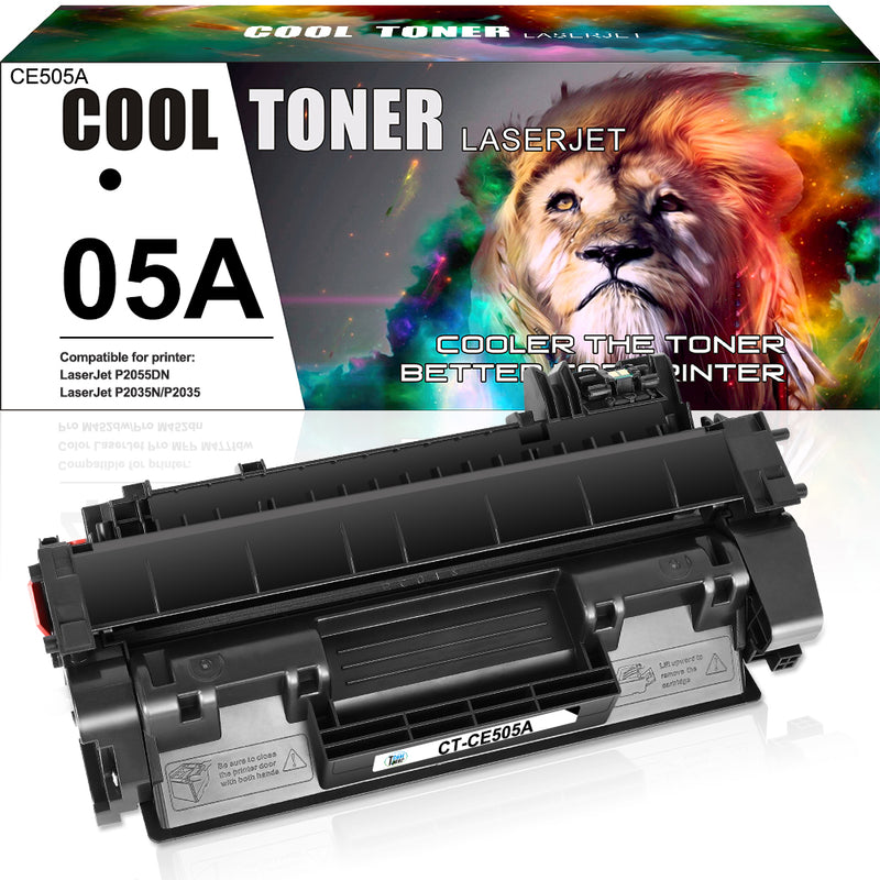 Cool Toner Compatible Toner Cartridge for HP 05A CE505A 505A (Black, 1PK)