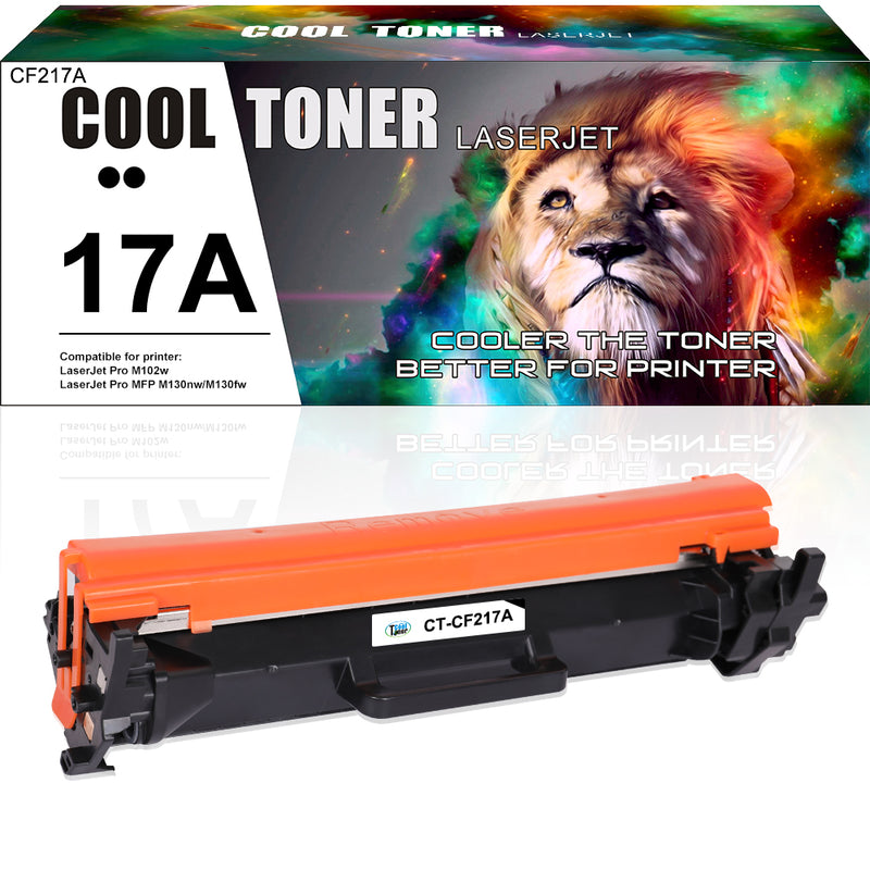 Cool Toner Compatible Toner Cartridge Replacement for HP CF217A (Black,1-Pack)