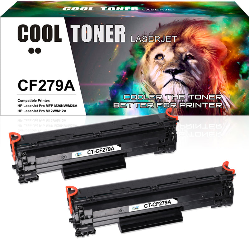 Cool Toner Compatible Toner Cartridge CT-CF279A(2 Pack) for HP LaserJet Pro Pro M12a M12w