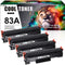Compatible Toner Cartridge Replacement for HP 83A CF283A (Black, 4PK)