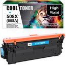 Cool Toner Compatible Toner Cartridge Replacement for HP CF361X 508X Cyan