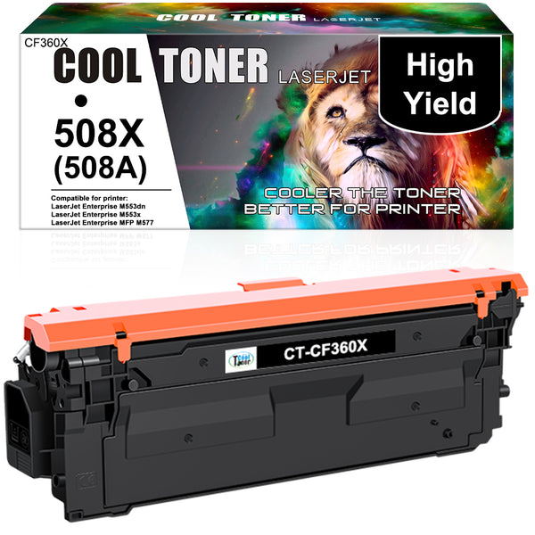 Cool Toner Compatible Toner Cartridge Replacement for HP CF360X 508X Black